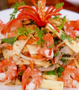 Gỏi củ hủ dừa tôm thịt